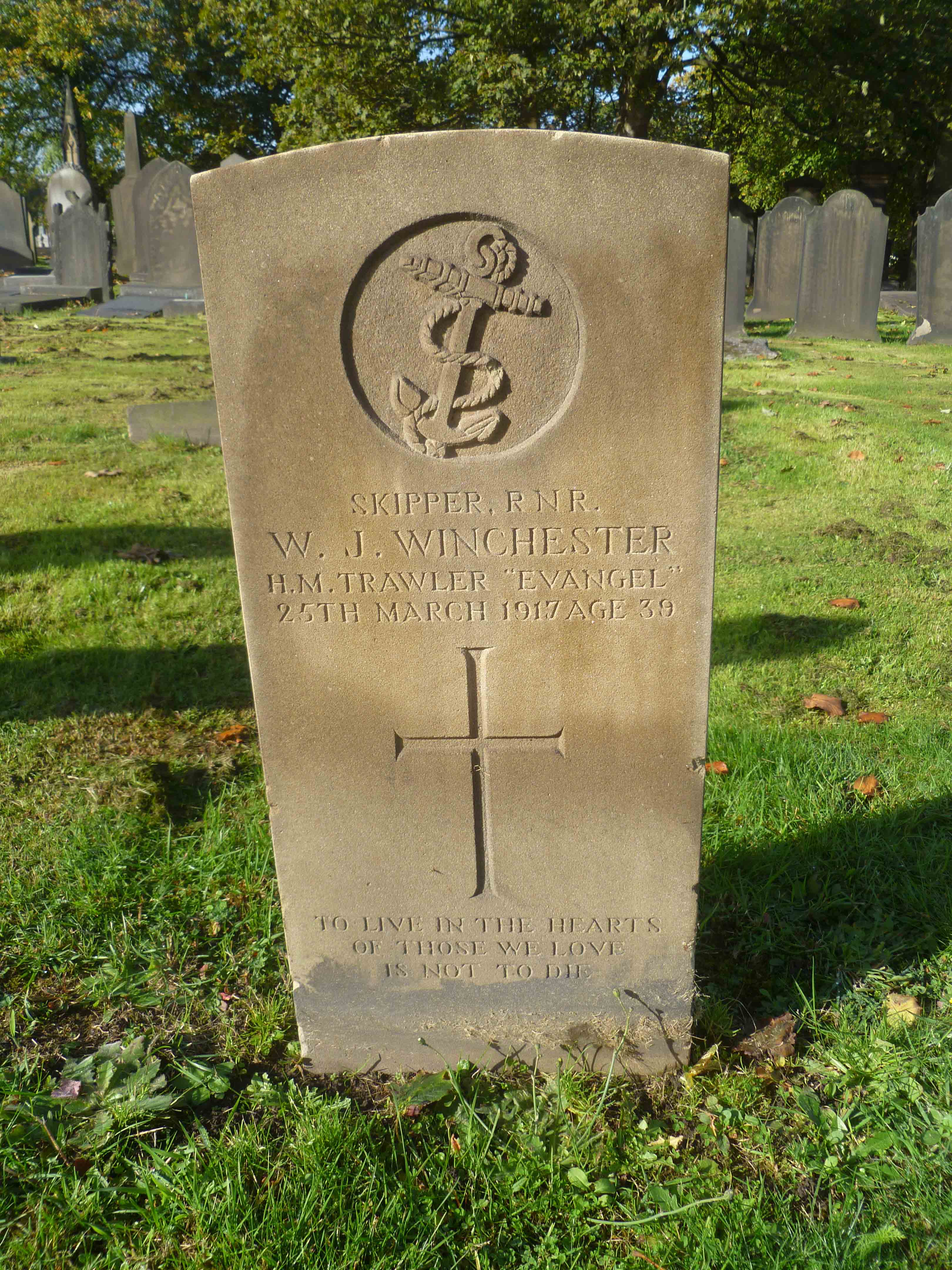 Winchester, W,J (B Left 353) War Grave